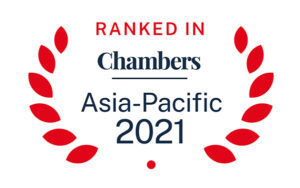 Ranked in Chambers - Asia Pacific 2021